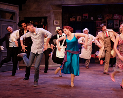 theatre students dancing on stage