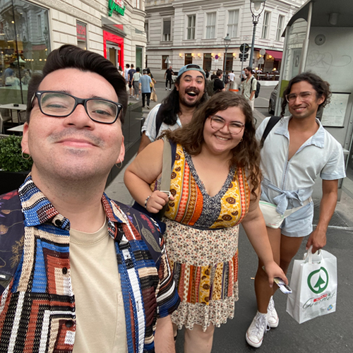 photo of SDSU vocal students in Austria