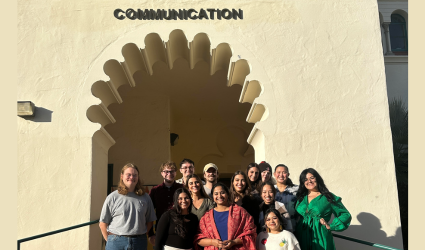Students from SDSU's School of Communication 
