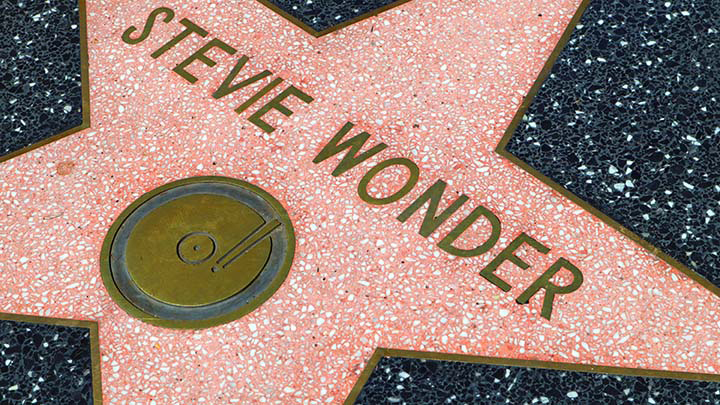 Stevie Wonder's Star on the Hollywood Walk of Fame