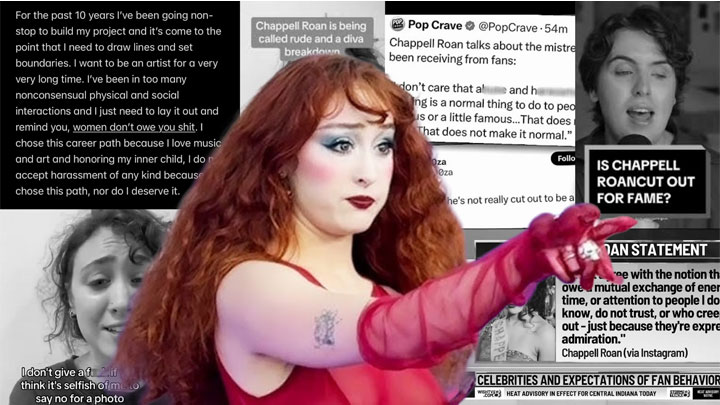 Chappel Roan with social media criticism