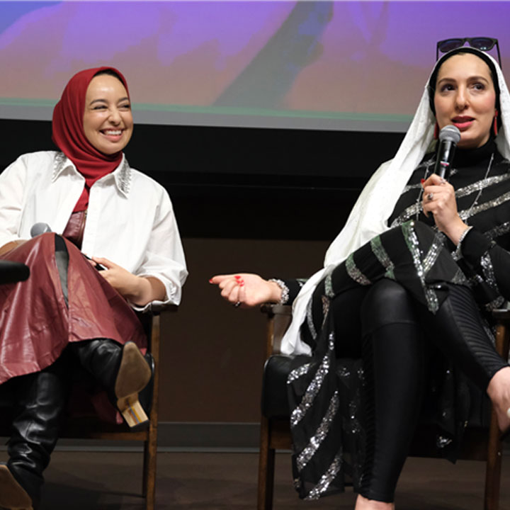 Screening circle members discuss Muslim Matchmaker