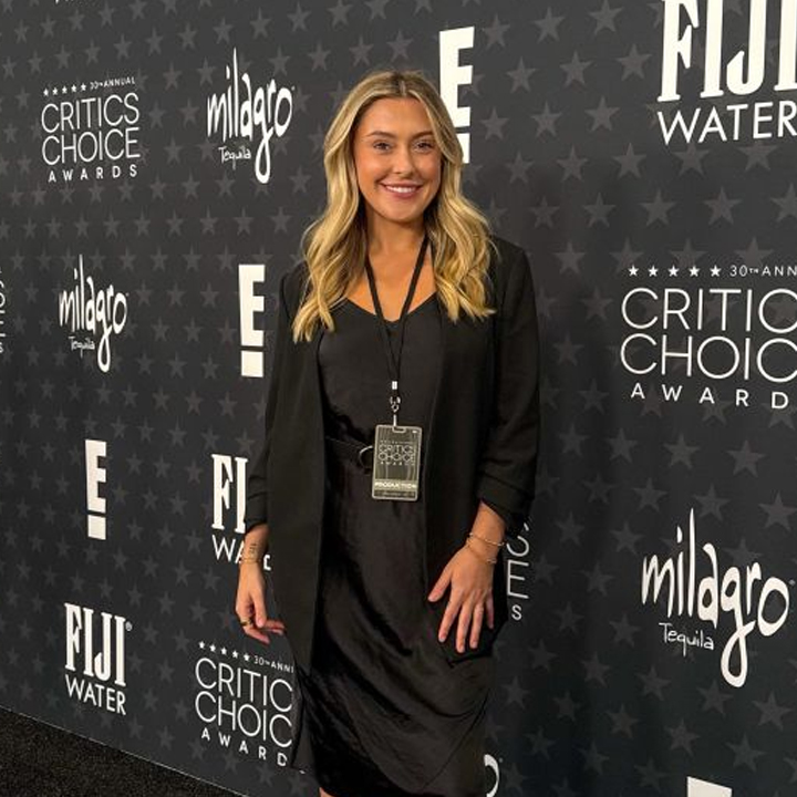 Behind the scenes with Paige Seastedt at the Critics Choice Awards