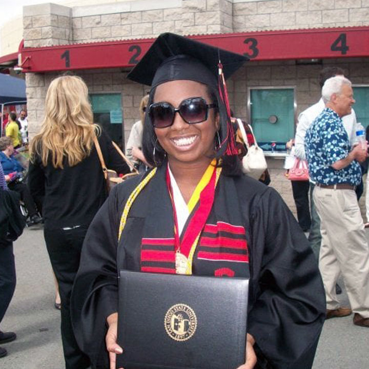 Brianna Peters (‘10) graduated from SDSU with a degree in communication and journalism with an emphasis in media studies. 