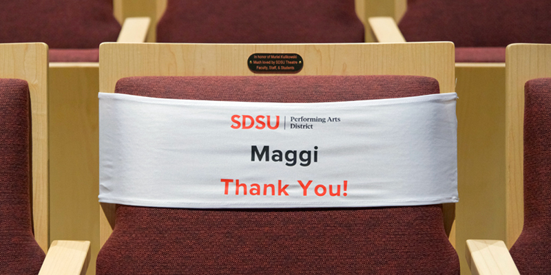 personalized seat in the Main Stage Theatre