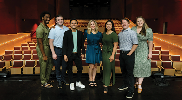 MFA Musical Theatre students headline "Children of Eden," a coproduction by the School of Theatre, Television, and Film, and the School of Music and Dance. (SDSU)